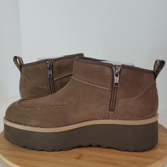 UGG Cityfunc Ultra Mini Platform Boots Women's 8 Hickory NWOB - Picture 7 of 14